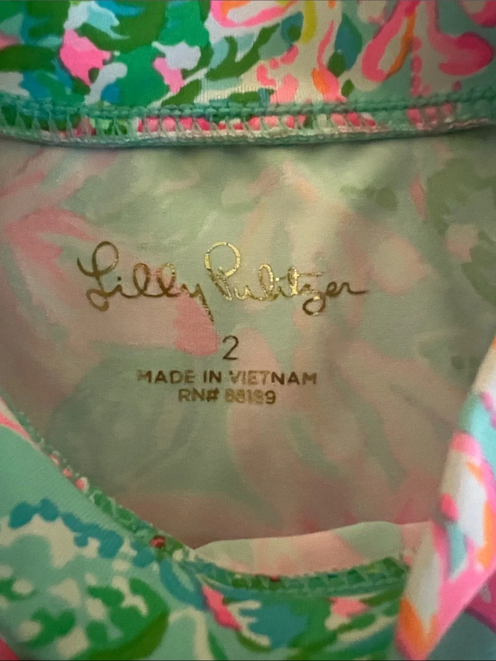 Lilly Pulitzer Girls' Floral Long-Sleeve Rashguard Set - Aqua & Pink